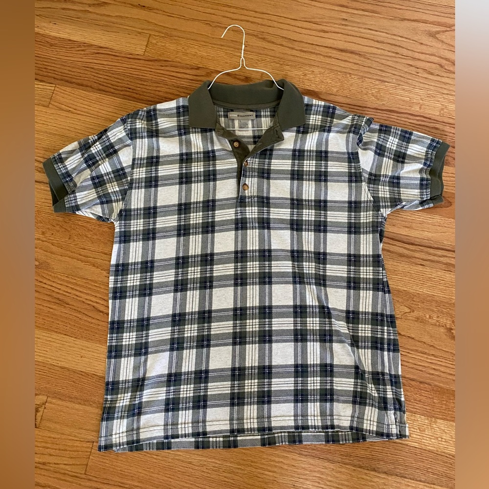 Mens basic equipment polo size large
